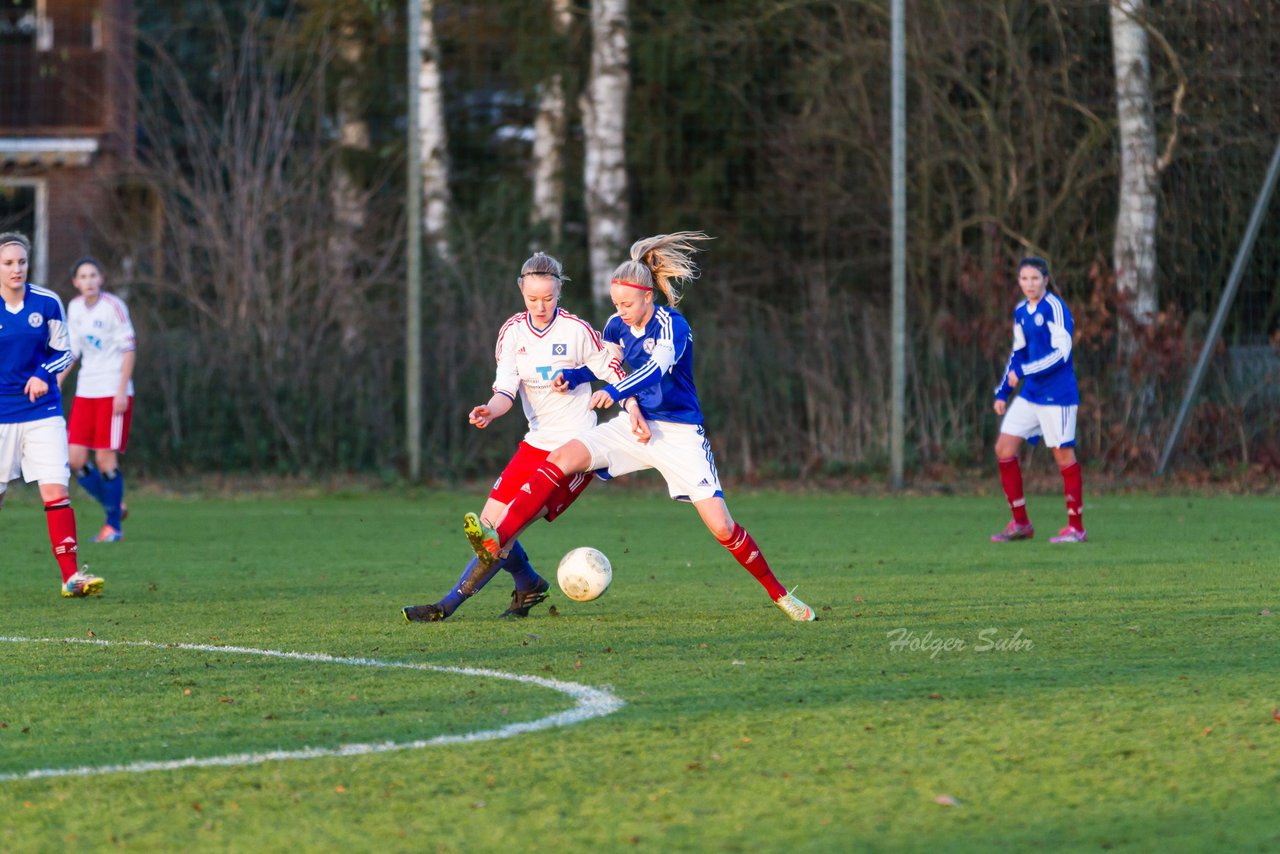 Bild 217 - B-Juniorinnen Hamburger SV - Holstein Kiel : Ergebnis: 0:1